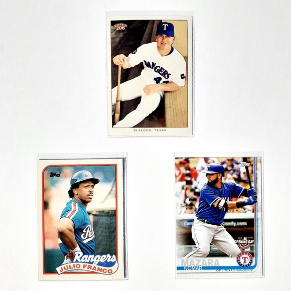 Texas Rangers 9 Card Lot - BSBL [28_1] - Picture 7 of 8